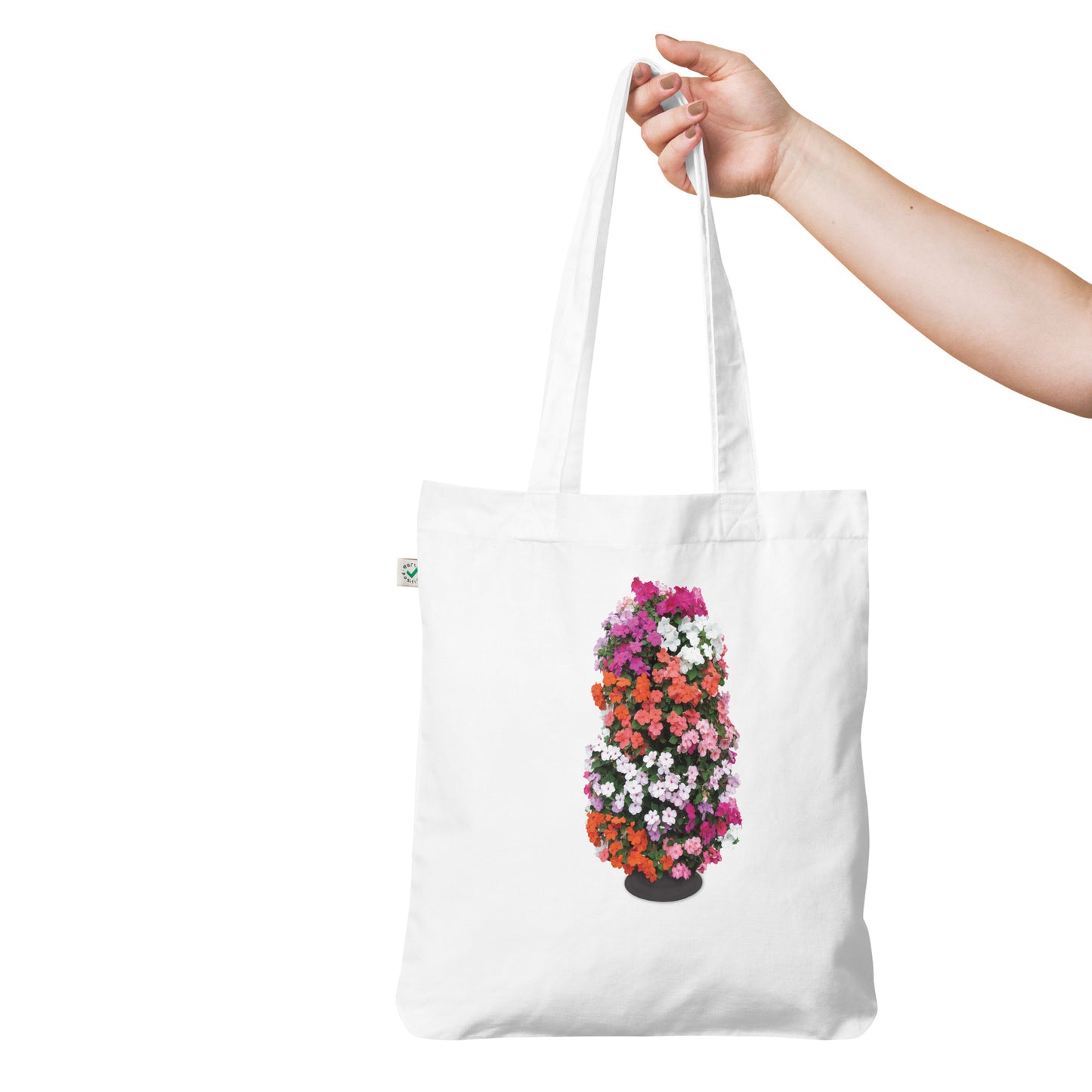 Flower Tower Organic Fashion Tote Bag